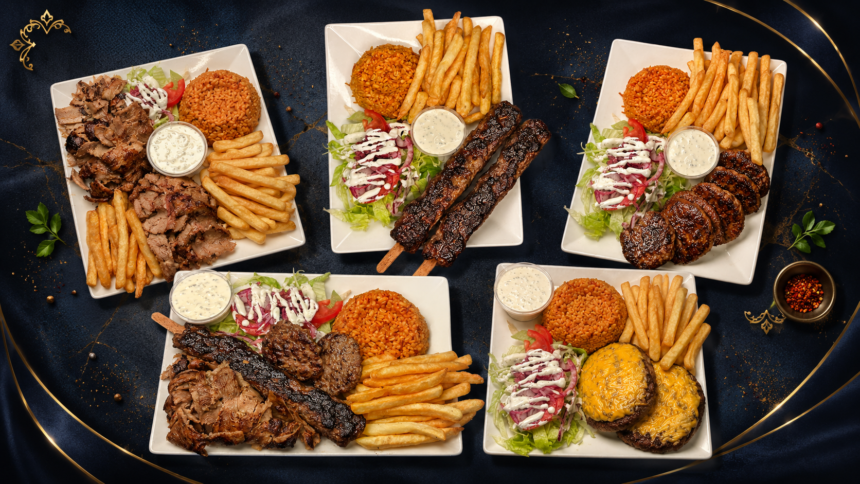 Kebab Hyères - Assiètes