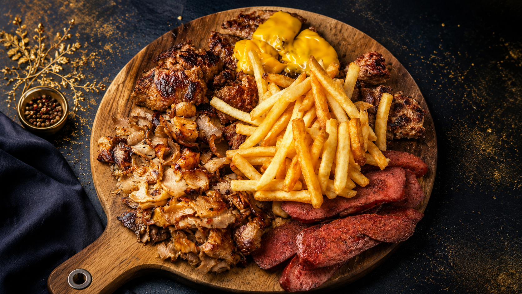 meilleur kebab hyères - Planche à partager